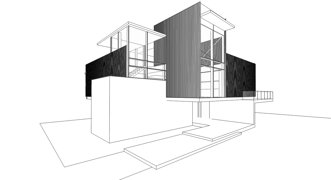 Architectural drawing house modern hires stock photography and images   Alamy