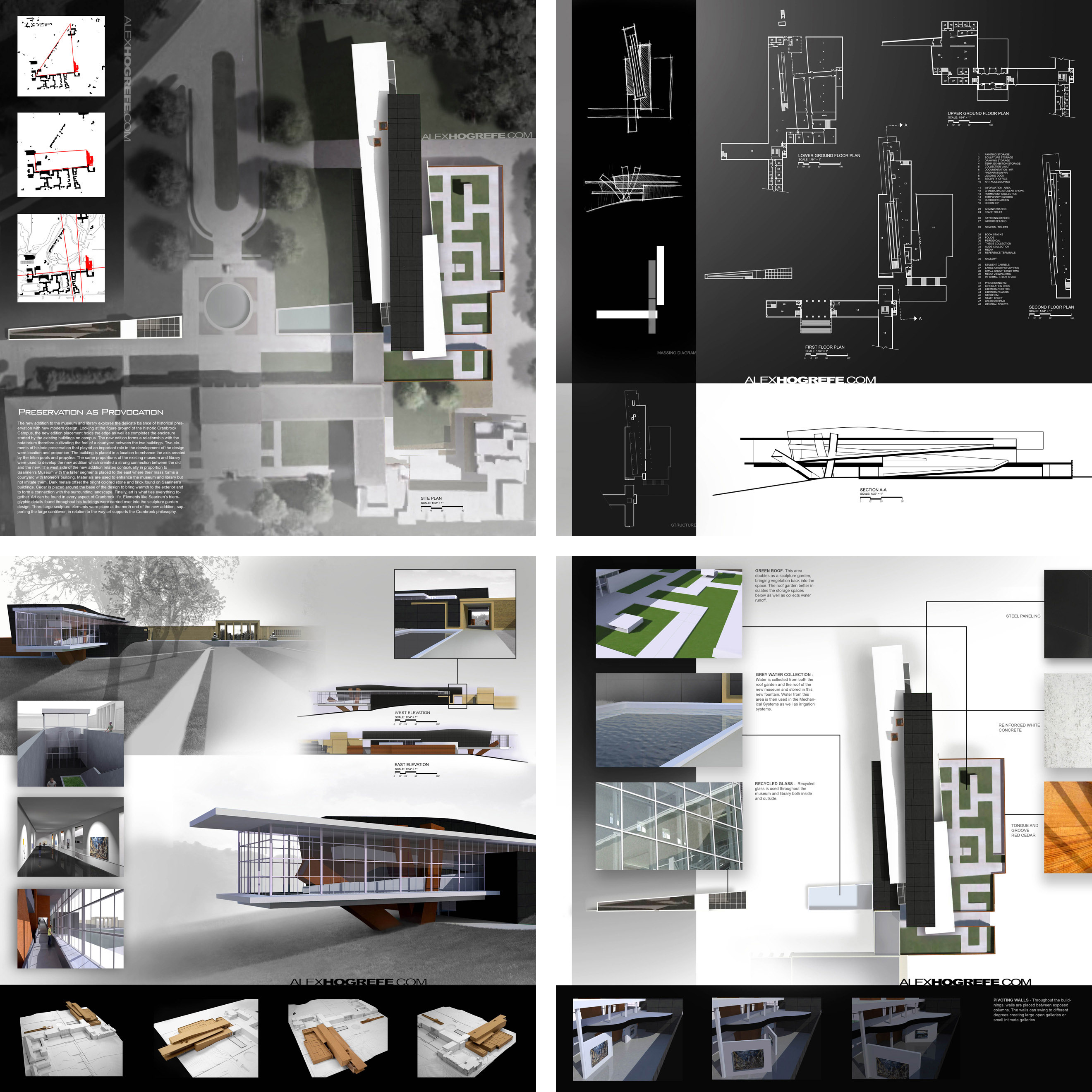 architecture presentation layout template