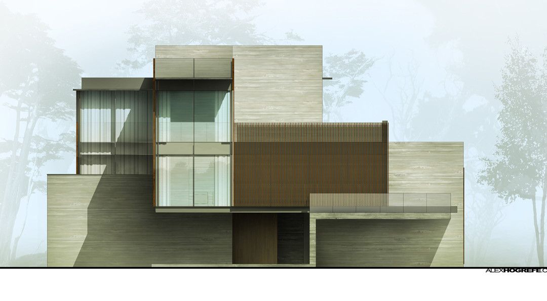 Exterior Elevation Shadow Tweaking Visualizing Architecture