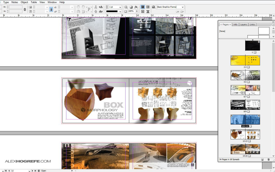 indesign architecture presentation template