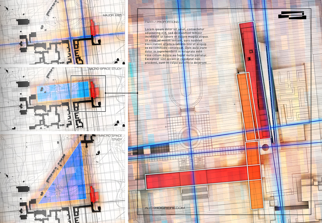 architecture diagram layout scale